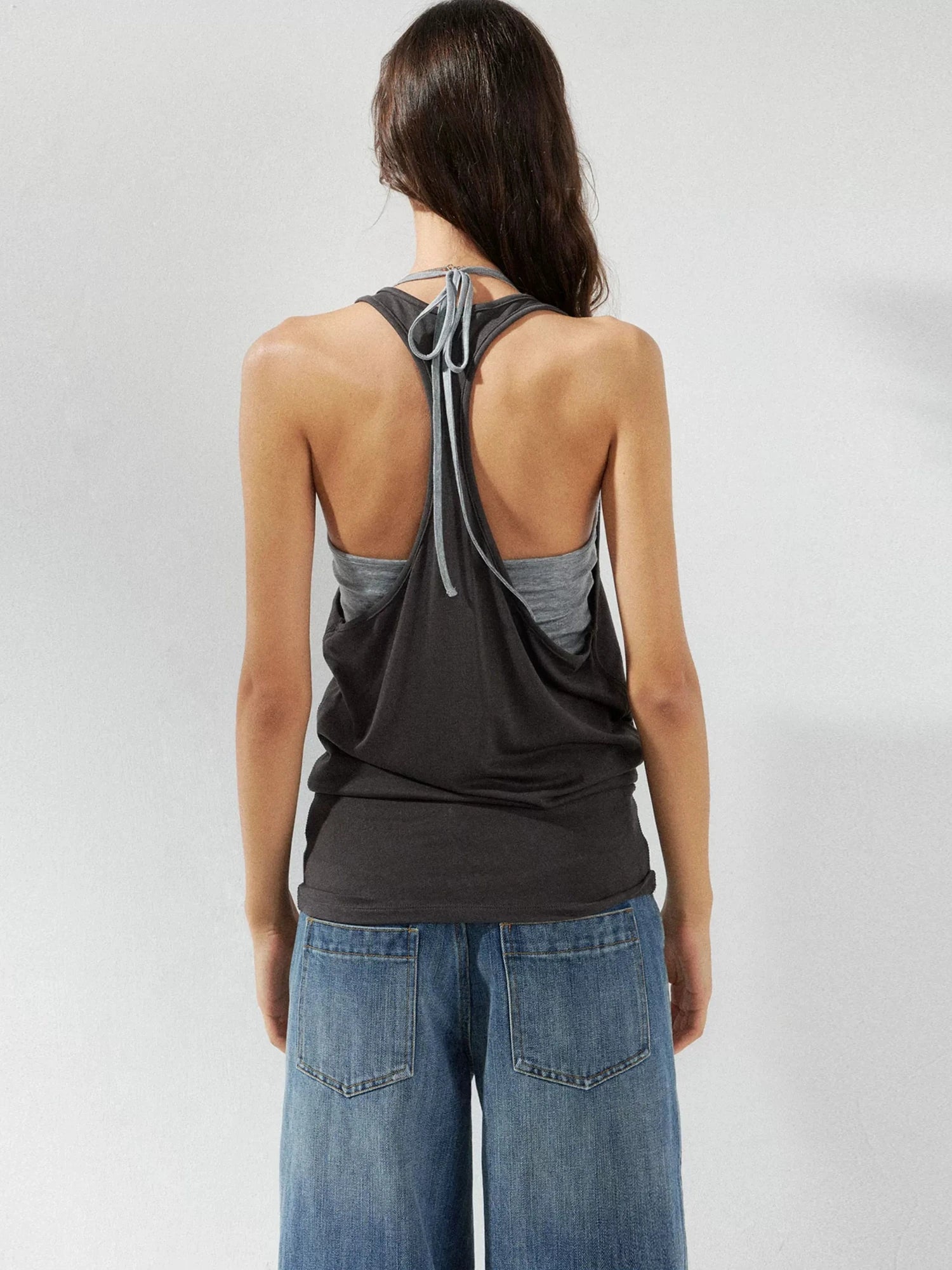 kvkv Two Piece Layered Slip Top