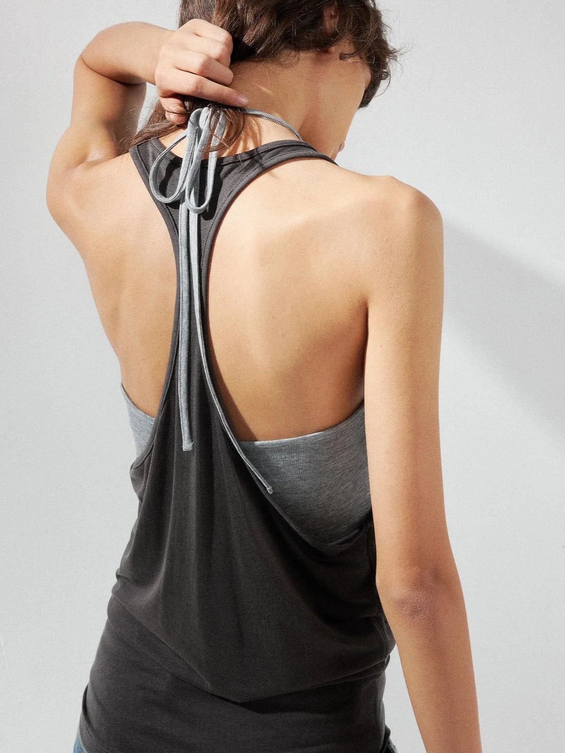 kvkv Two Piece Layered Slip Top