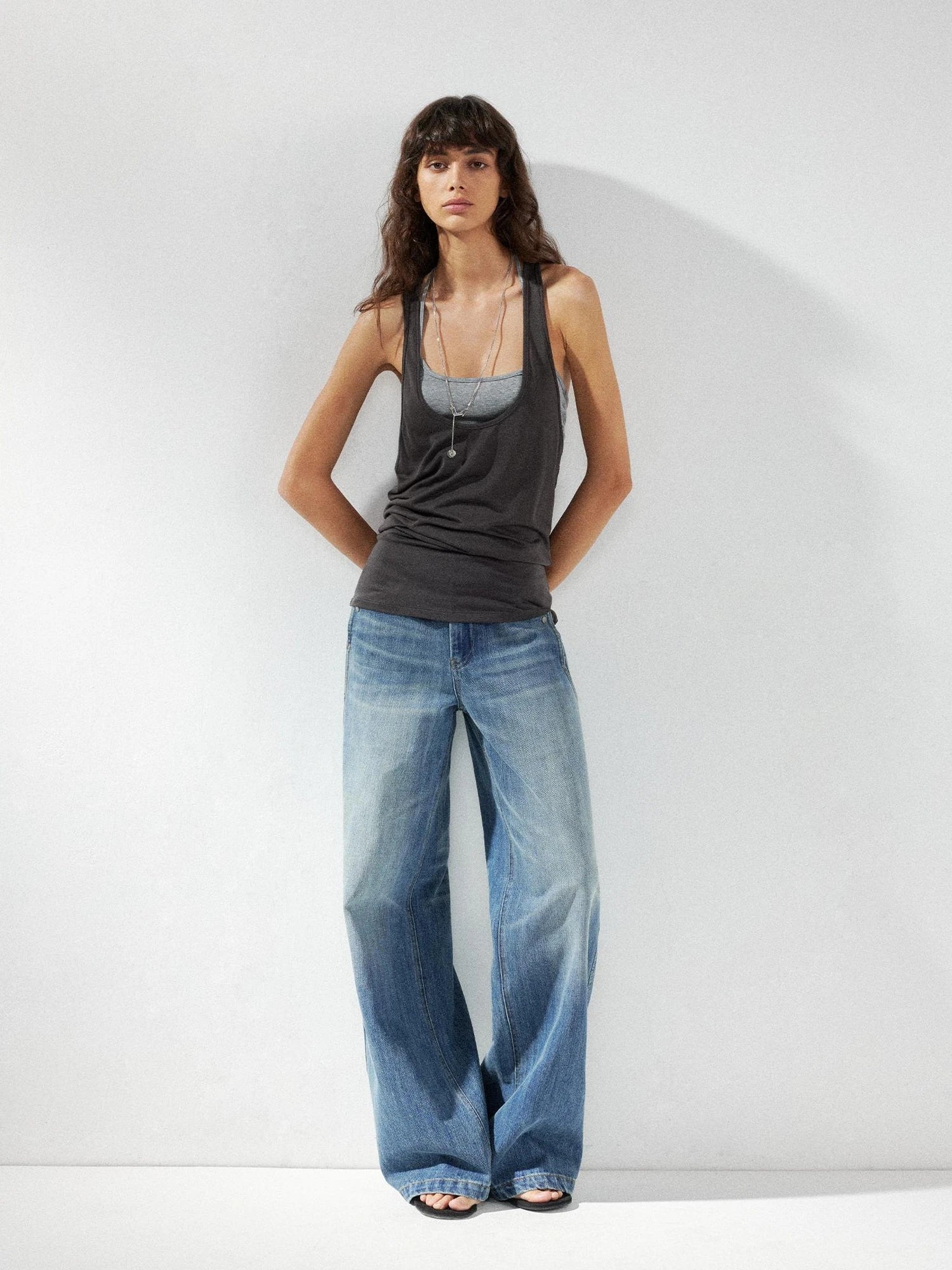 kvkv Two Piece Layered Slip Top