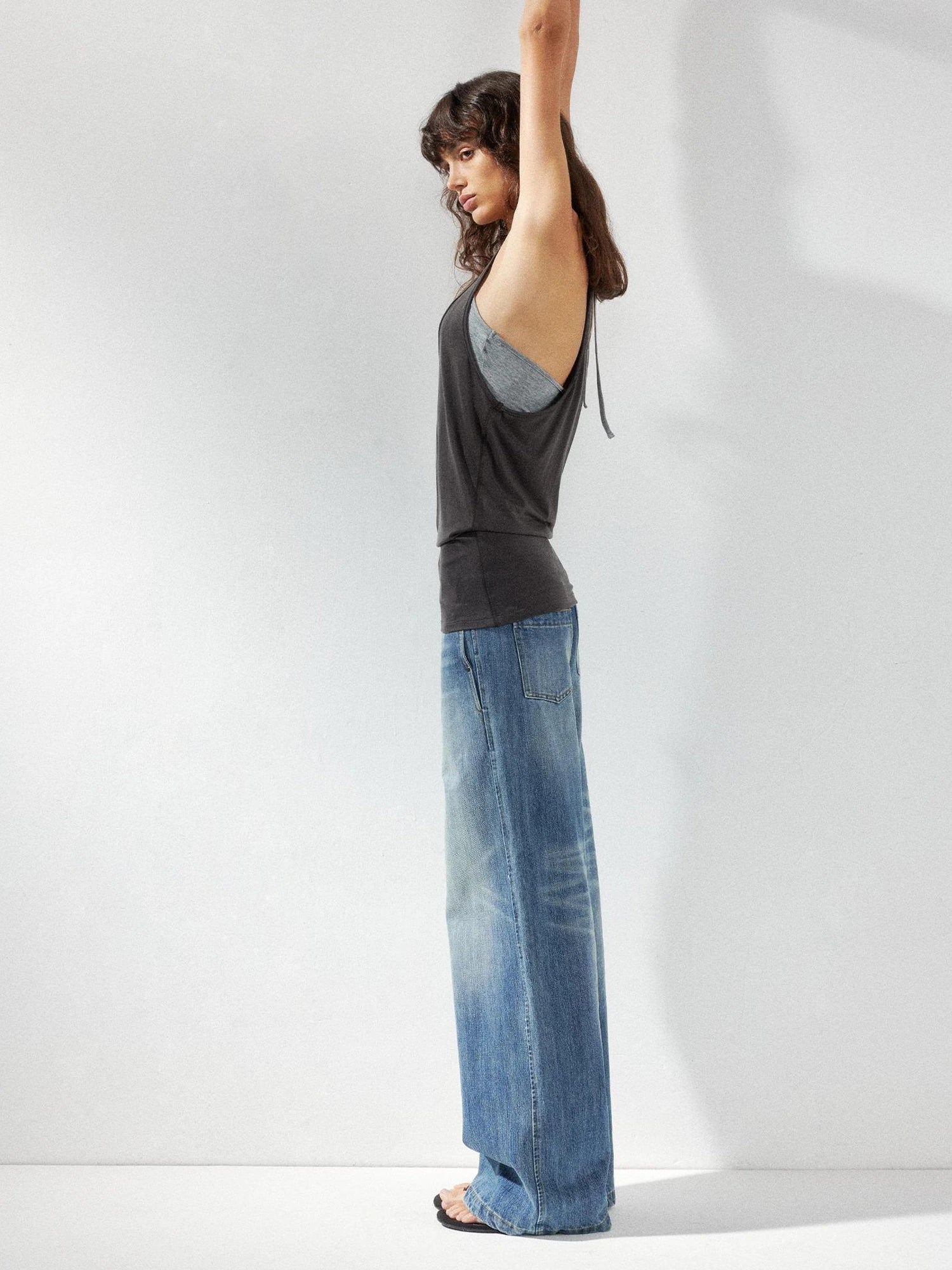 kvkv Two Piece Layered Slip Top