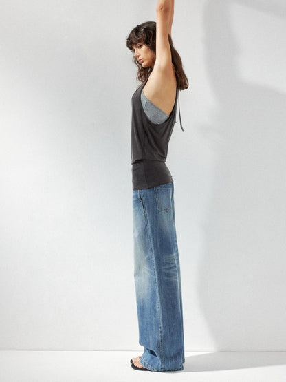 kvkv Two Piece Layered Slip Top