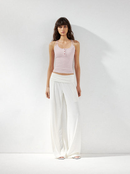 kvkv Two Piece Layered Striped Camisole