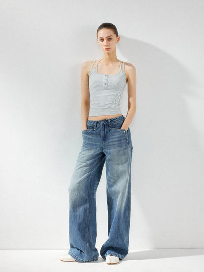 kvkv Two Piece Layered Striped Camisole