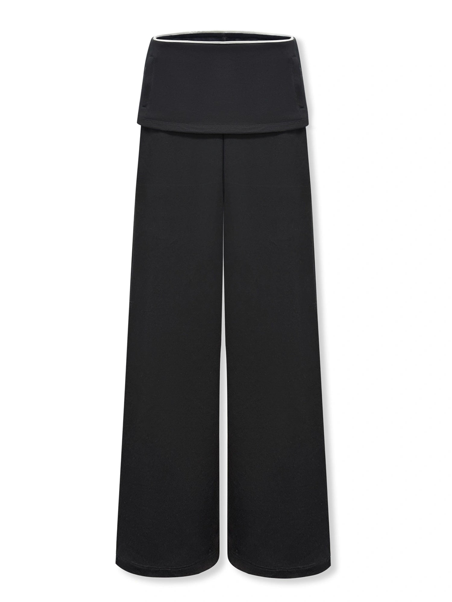 kvkv_Two_Tone_Fold_Waist_Flared_Trousers_MISSTT