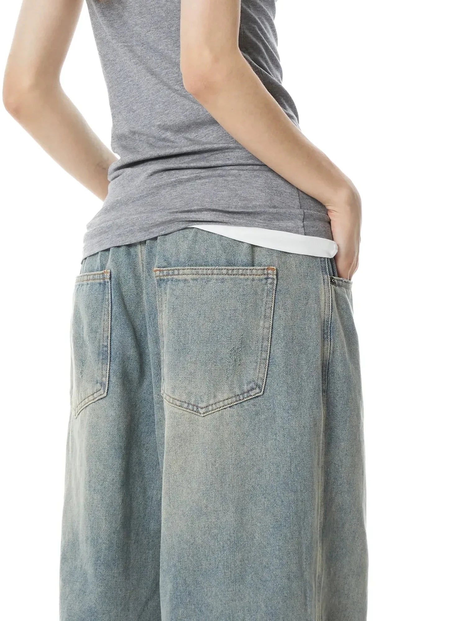 Two Tone Layered Slim Fit Vest Top