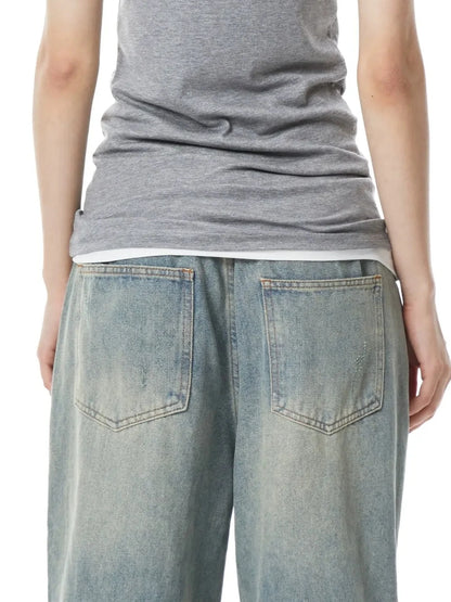 Two Tone Layered Slim Fit Vest Top