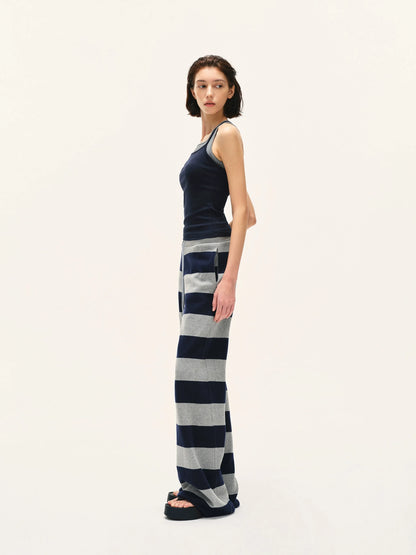 kvkv Two Tone Ribbed Yoga Tank Top