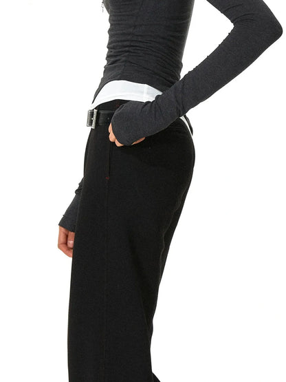 kvkv Two Tone Sloping Shoulder Two Piece Set