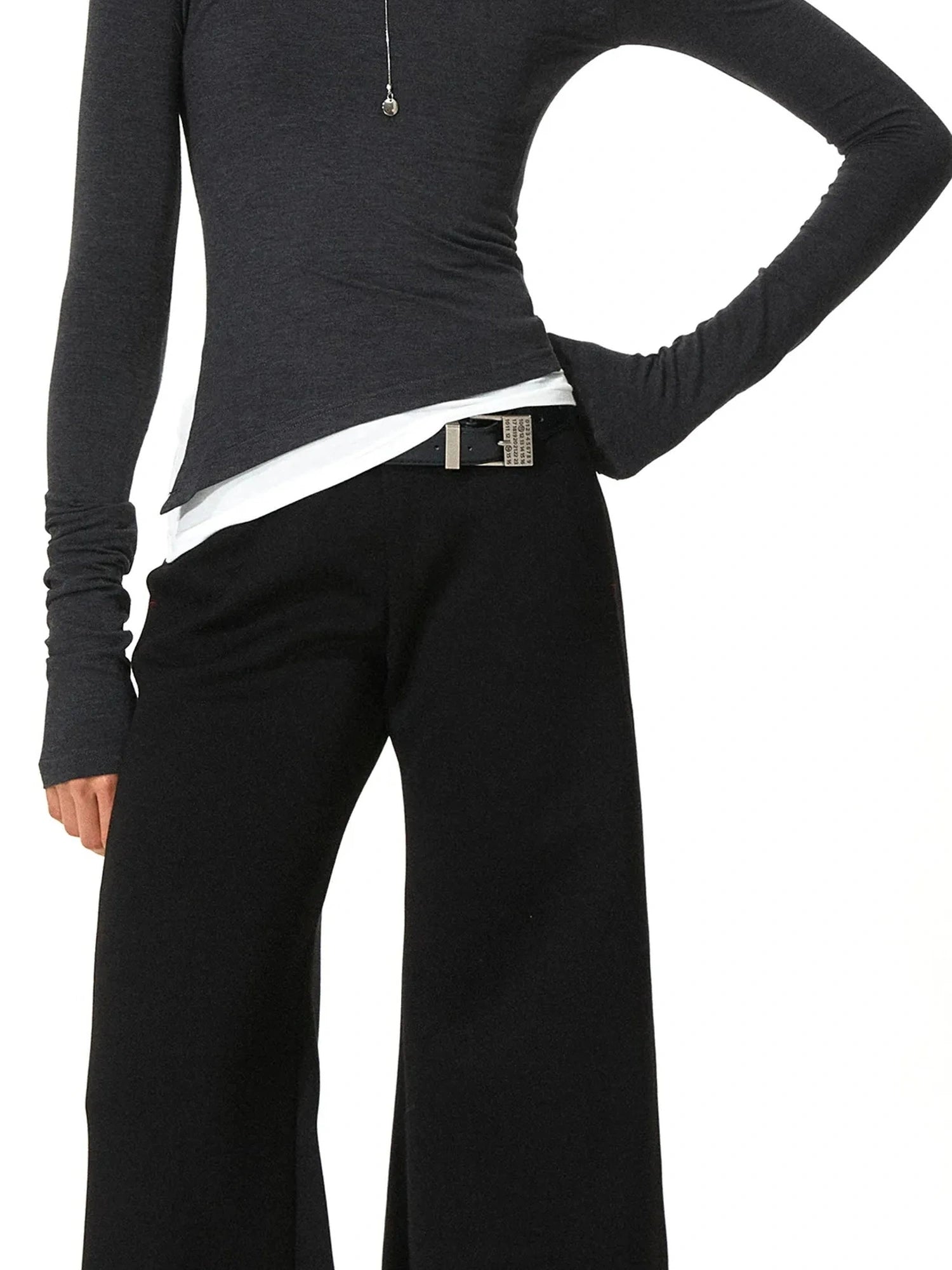 kvkv Two Tone Sloping Shoulder Two Piece Set