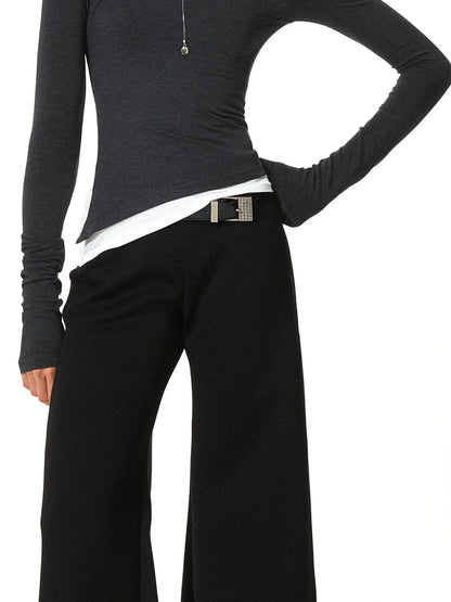 kvkv Two Tone Sloping Shoulder Two Piece Set