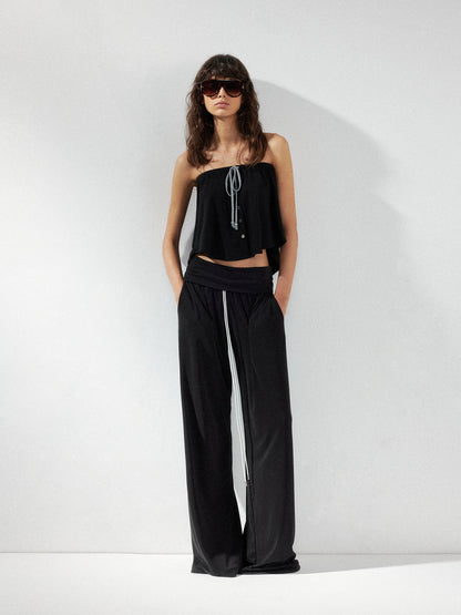 kvkv Two Way Drawstring Tube Top