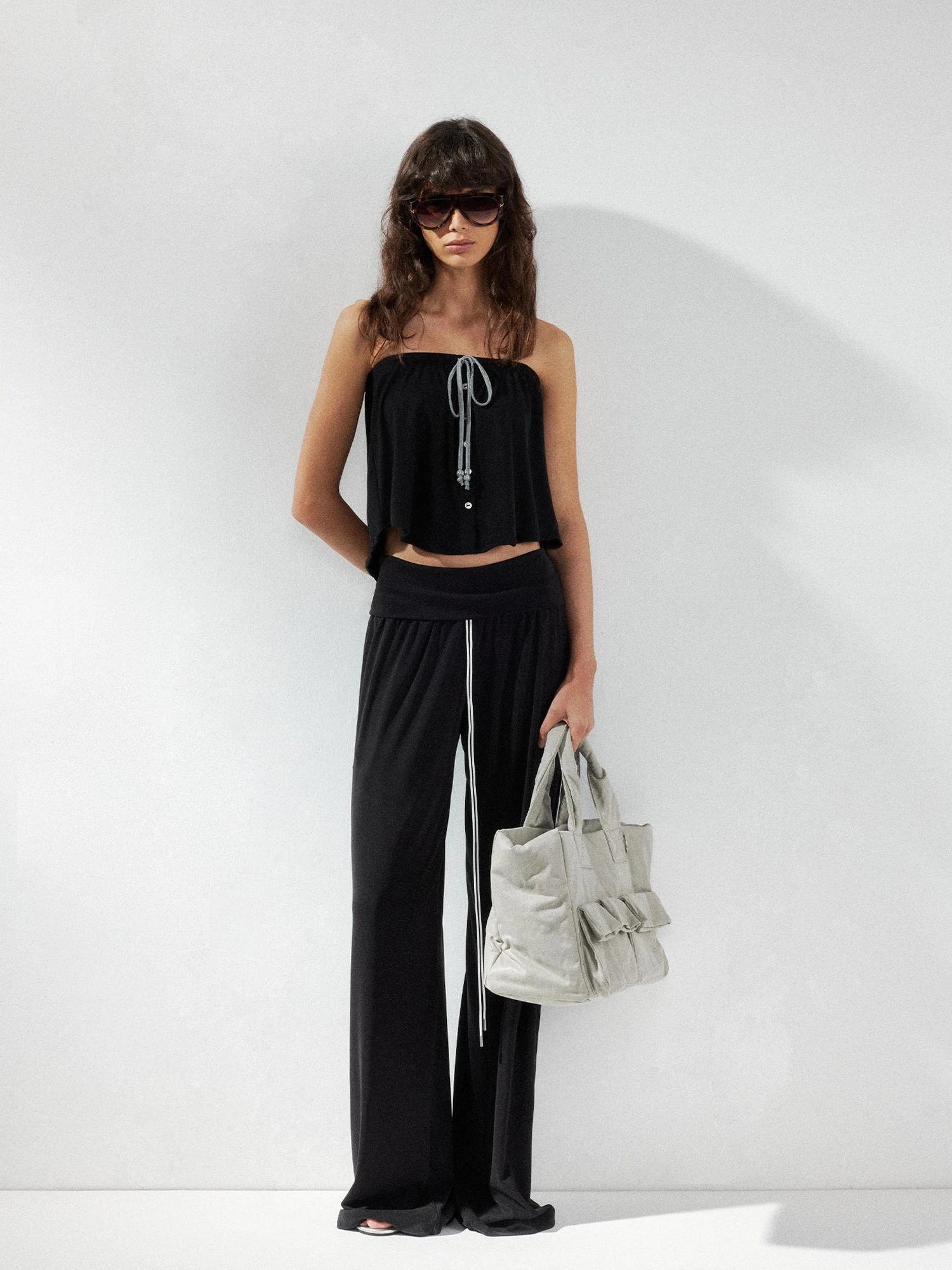 kvkv Two Way Drawstring Tube Top