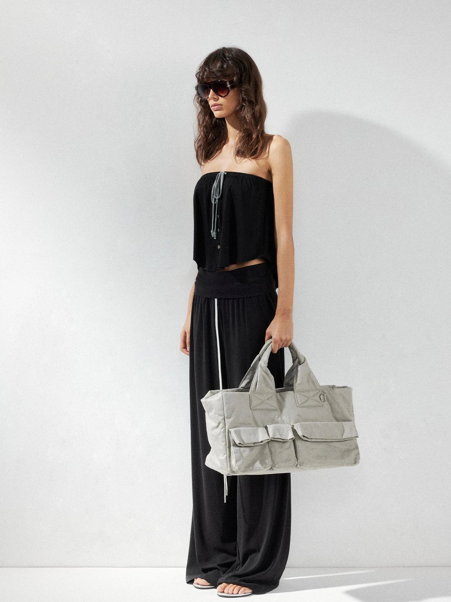 kvkv Two Way Drawstring Tube Top