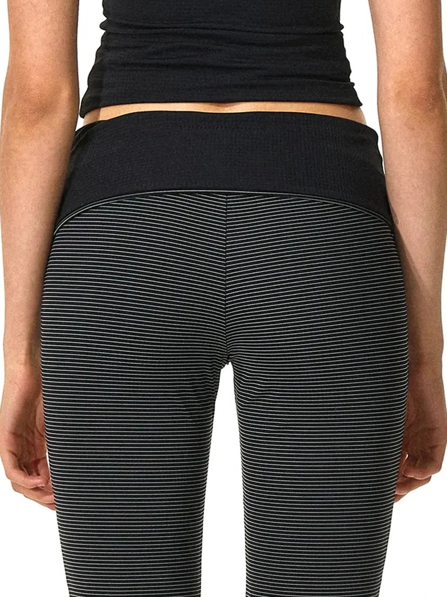 kvkv Two Way Wear Striped Flared Yoga Pants
