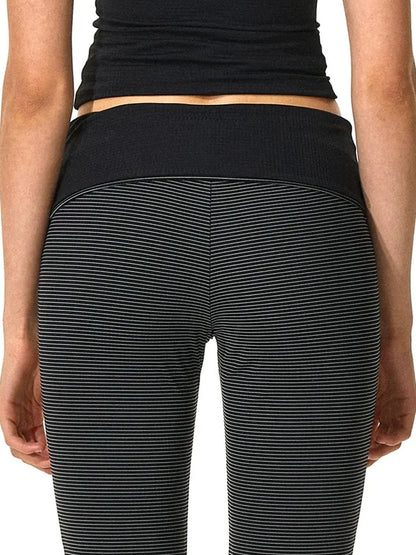 kvkv Two Way Wear Striped Flared Yoga Pants