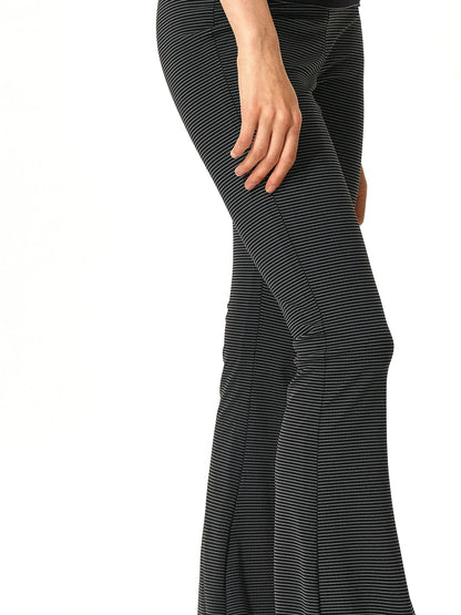 kvkv Two Way Wear Striped Flared Yoga Pants