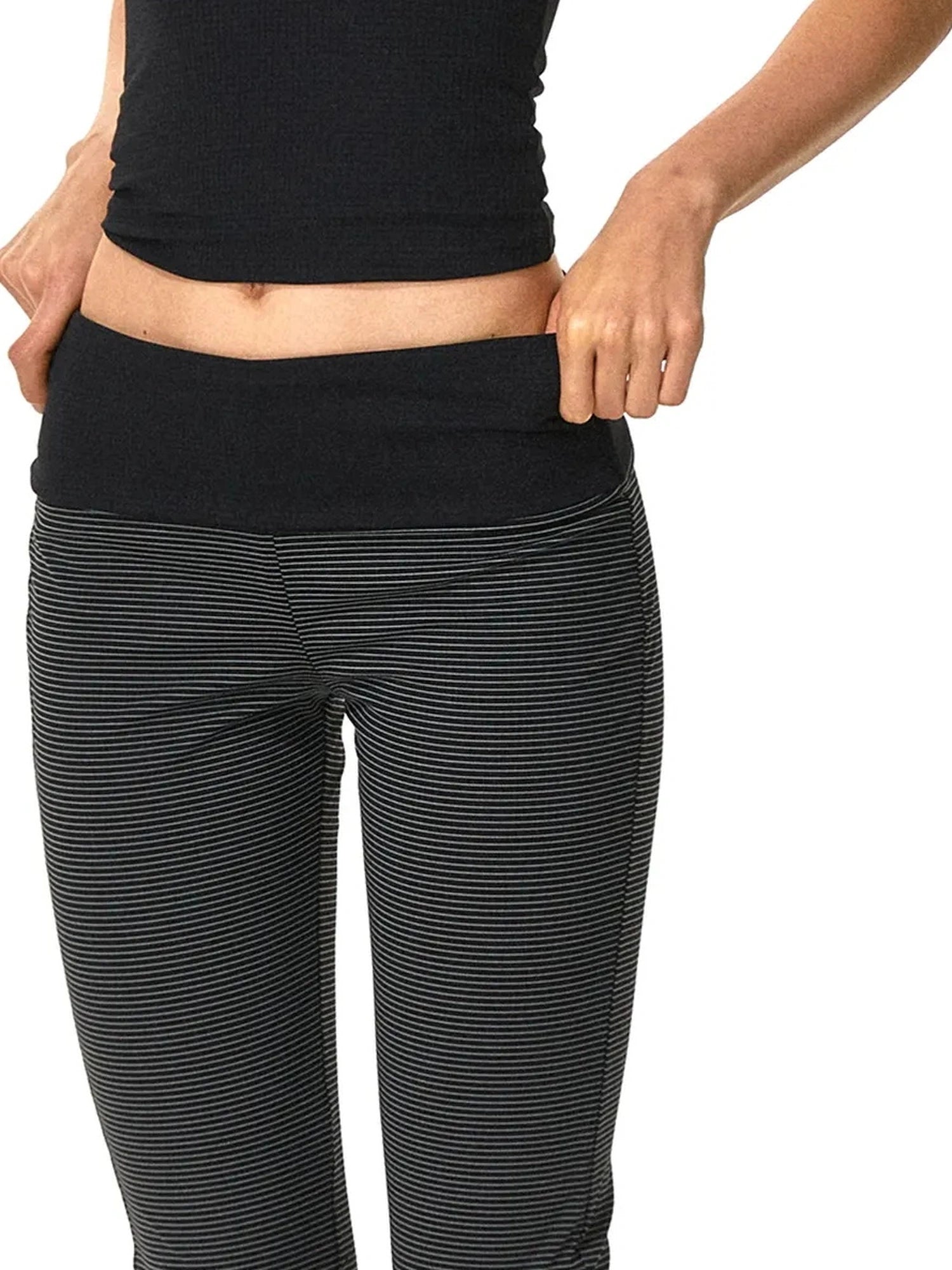 kvkv Two Way Wear Striped Flared Yoga Pants