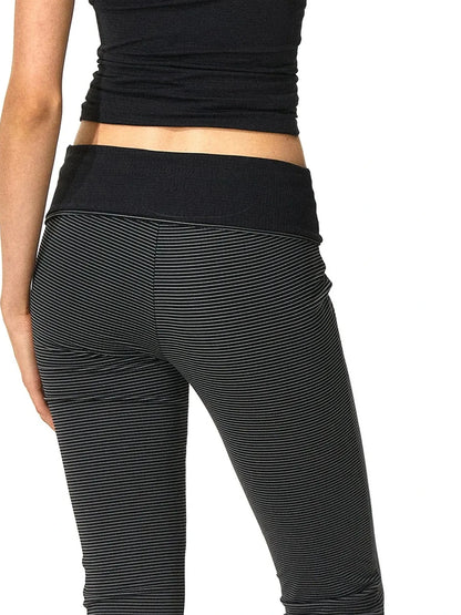 kvkv Two Way Wear Striped Flared Yoga Pants