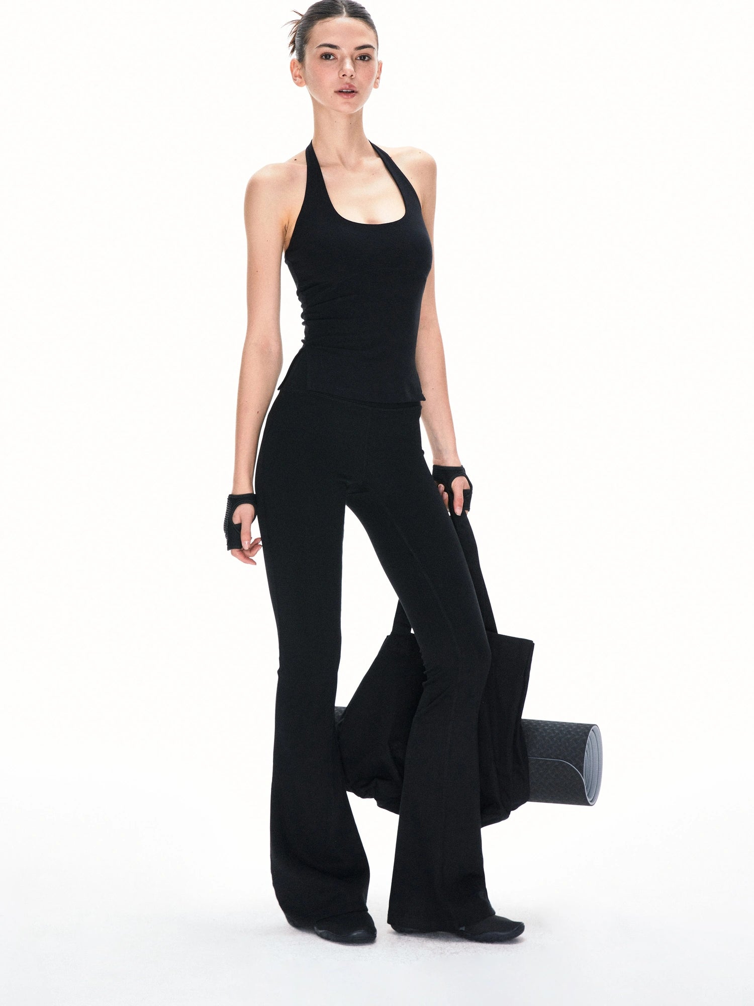 kvkv U Back Sculptural Yoga Tank Top