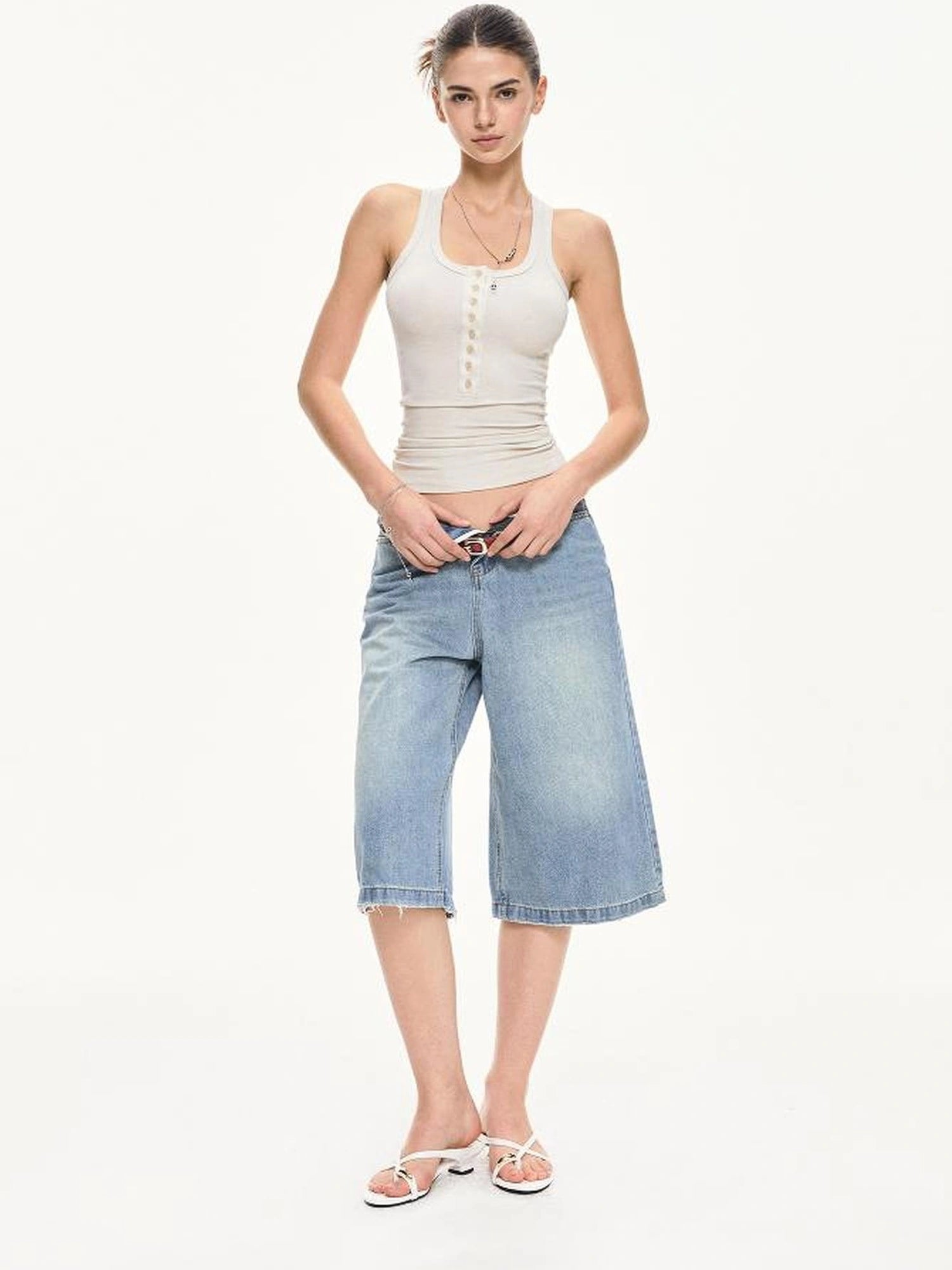 KVKV Yoga Clothing Brand - U Neck Ribbed Camisole