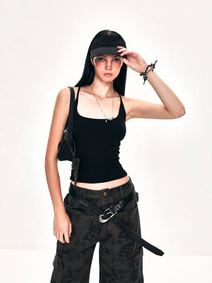kvkv U Neck Slim Fit Cami Top