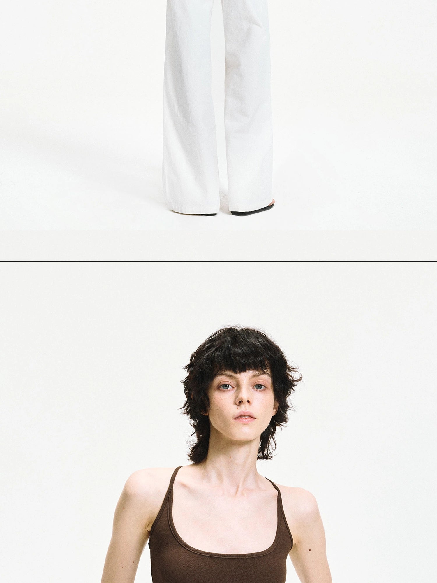 kvkv U Neck Slim Fit Stretch Tank Top