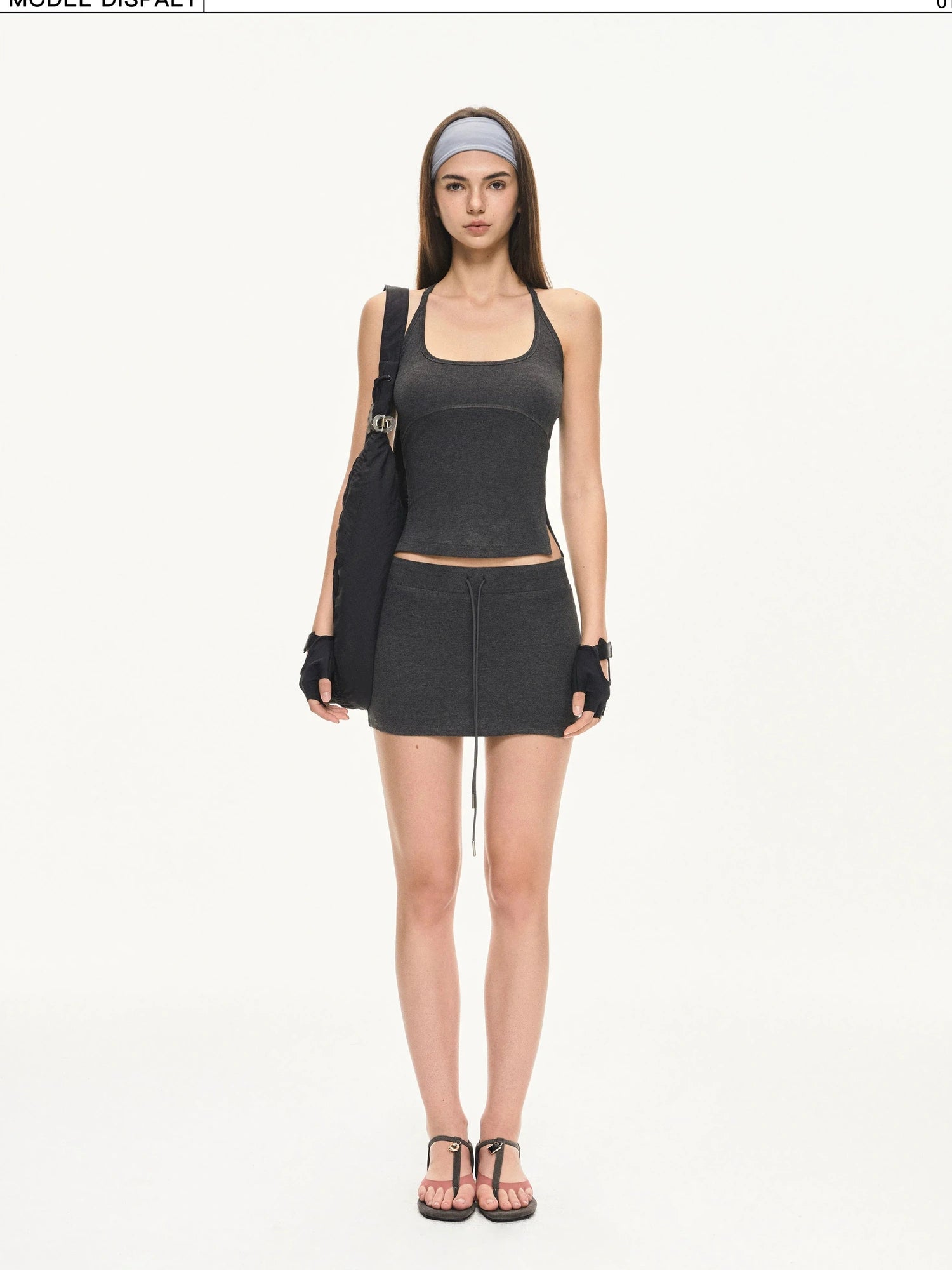 KVKV Yoga Clothing Brand - U Neck Slim Fit Yoga Tank Top