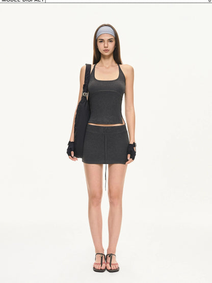 KVKV Yoga Clothing Brand - U Neck Slim Fit Yoga Tank Top