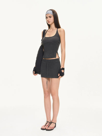 KVKV Yoga Clothing Brand - U Neck Slim Fit Yoga Tank Top