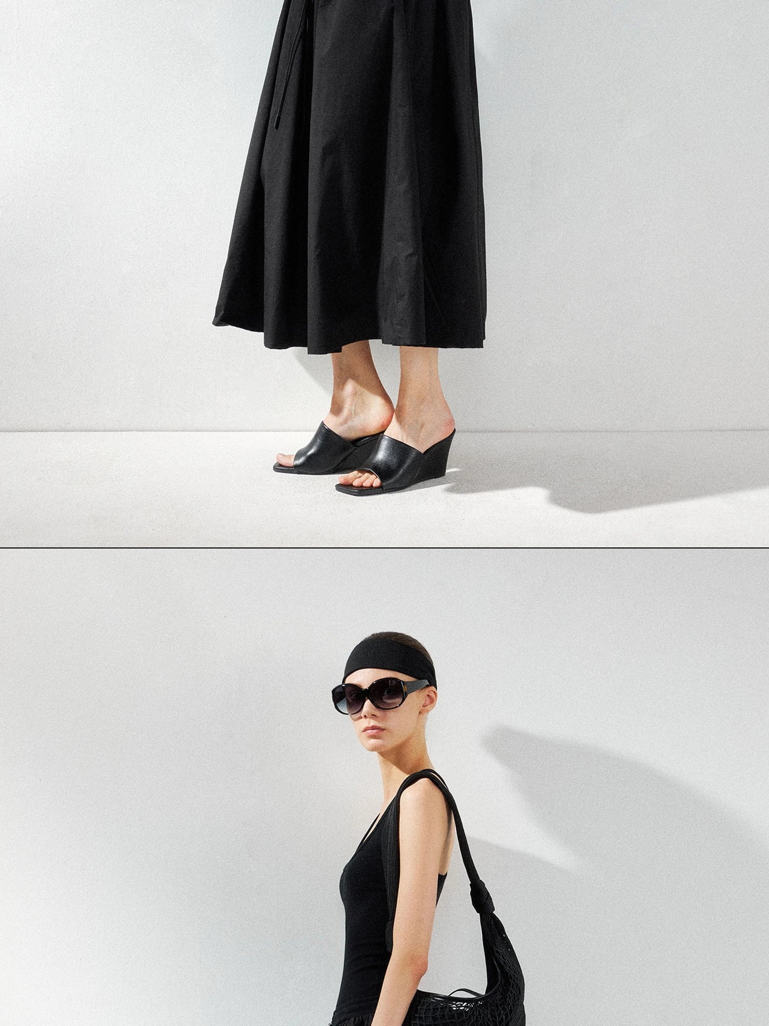 kvkv U Neck Tank Fit Flare Maxi Dress