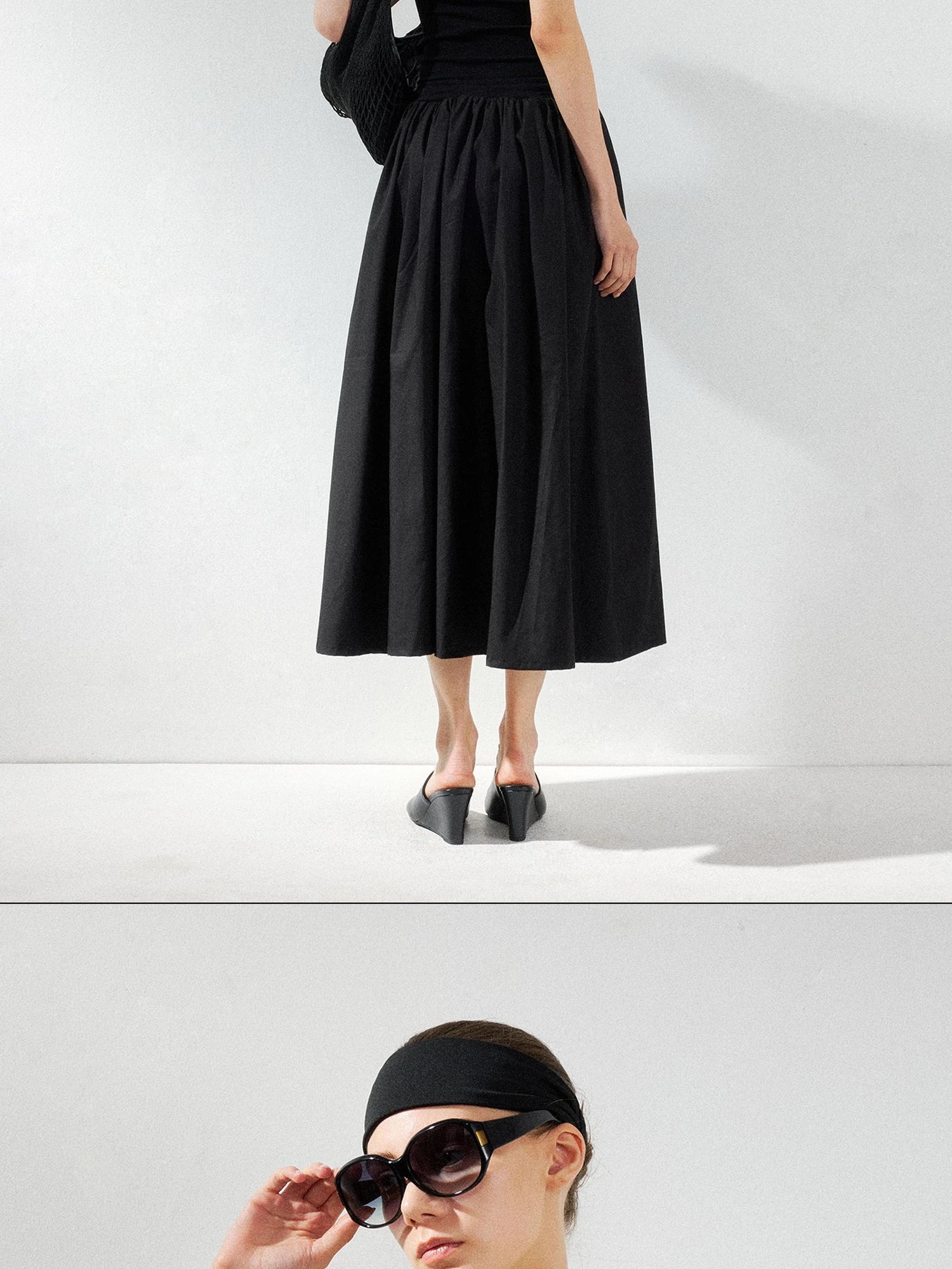kvkv U Neck Tank Fit Flare Maxi Dress