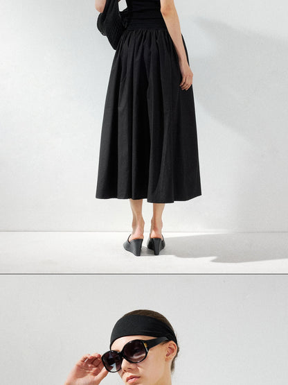 kvkv U Neck Tank Fit Flare Maxi Dress