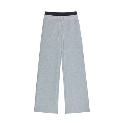 kvkv_Urban_Grey_Double_Waistband_Drawstring_Wide_Leg_Women&