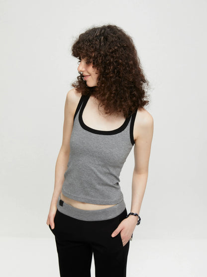 kvkv V-Neck Yoga Tank Top