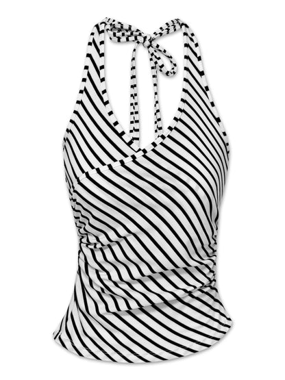 kvkv_V-neck_Cross_Fold_Striped_Halter_Top_MISSTT