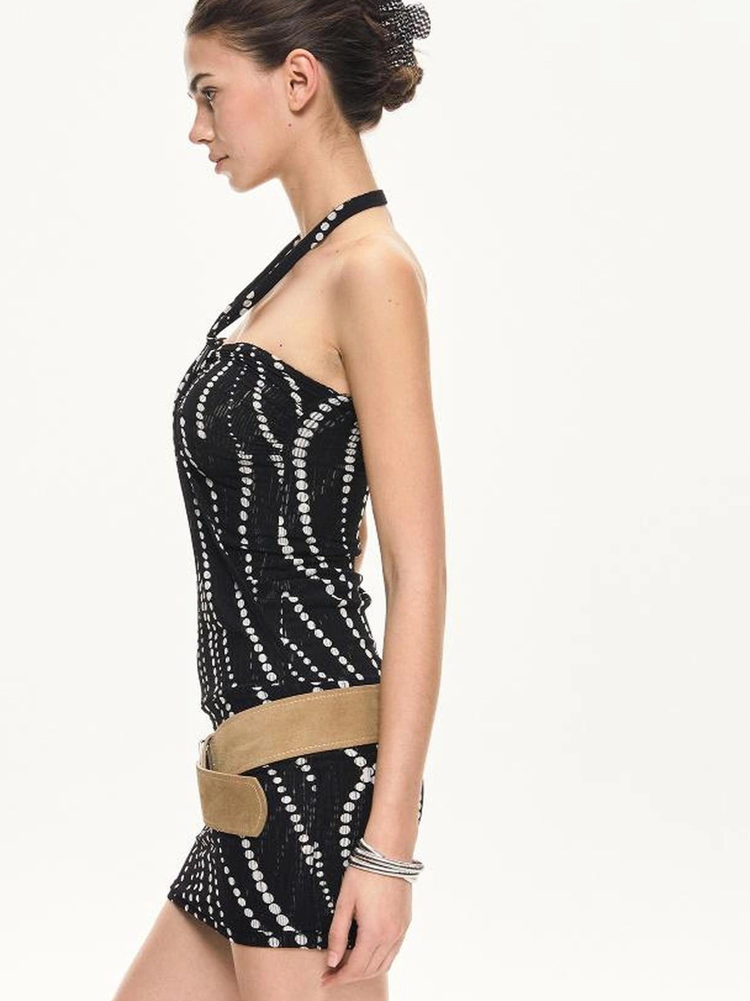 KVKV Yoga Clothing Brand - V-neck Halter Bodycon Mini Dress