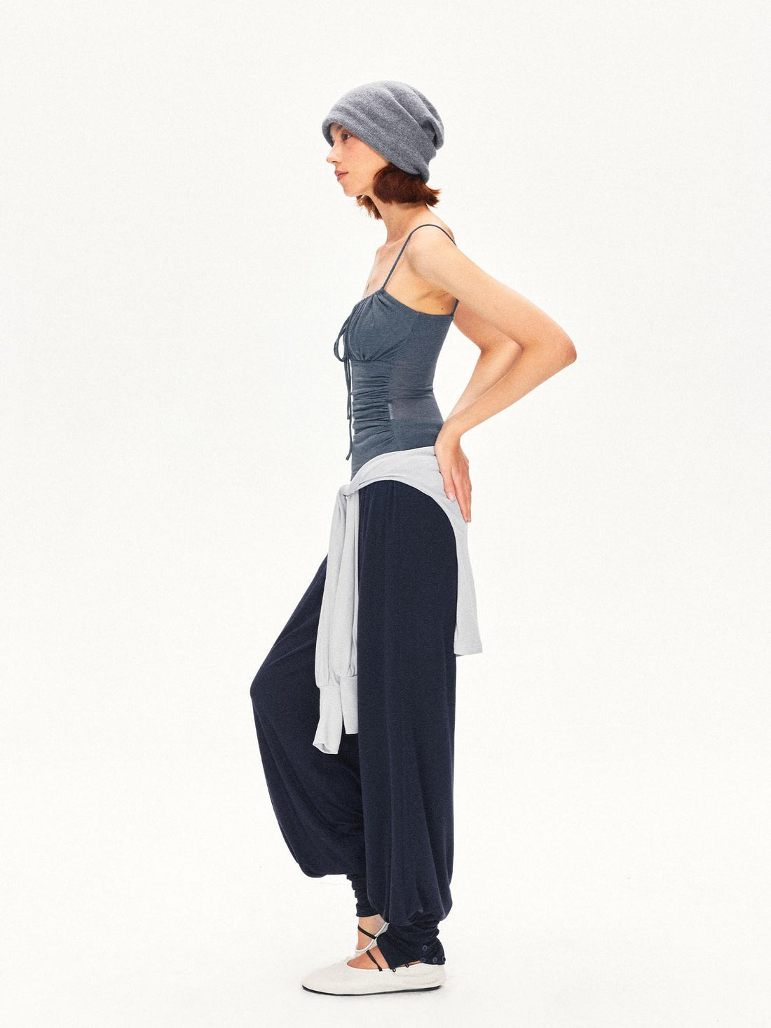 kvkv V-neck Lantern Sleeve Slim Women&