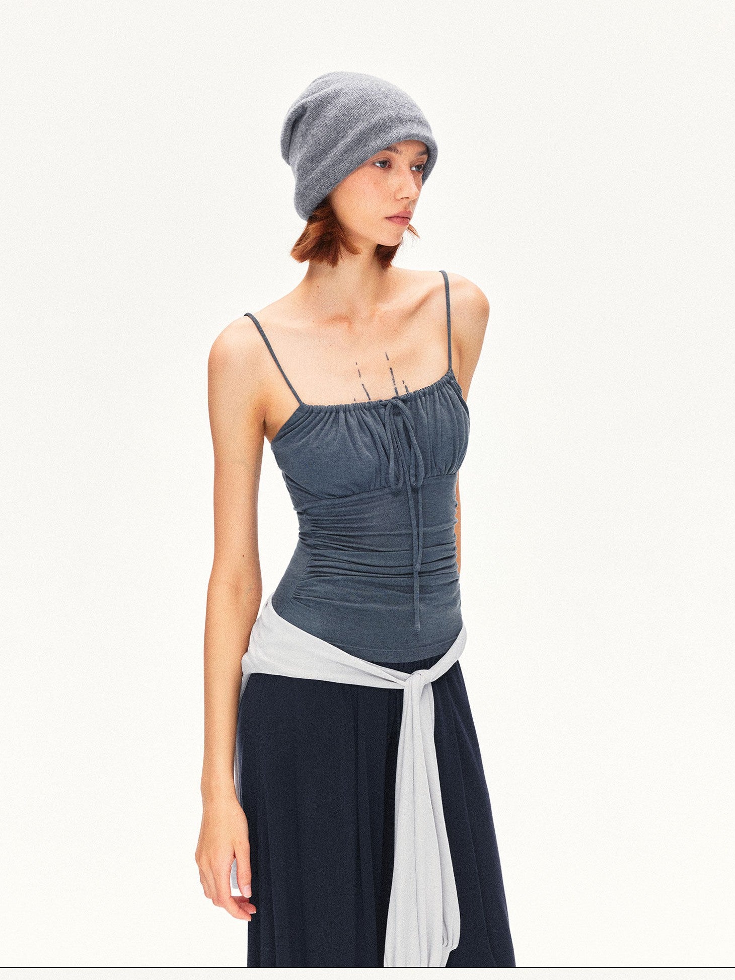 kvkv V-neck Lantern Sleeve Slim Women&
