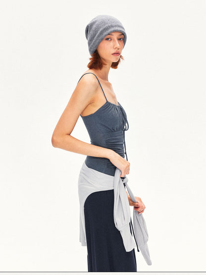 kvkv V-neck Lantern Sleeve Slim Women&