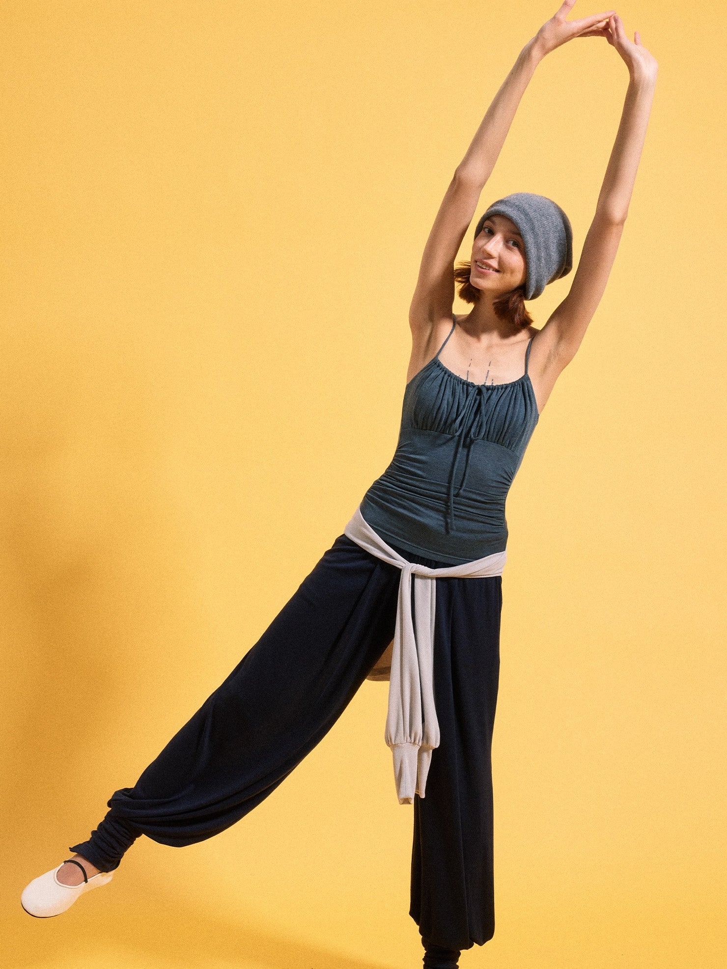 kvkv V-neck Lantern Sleeve Slim Women&