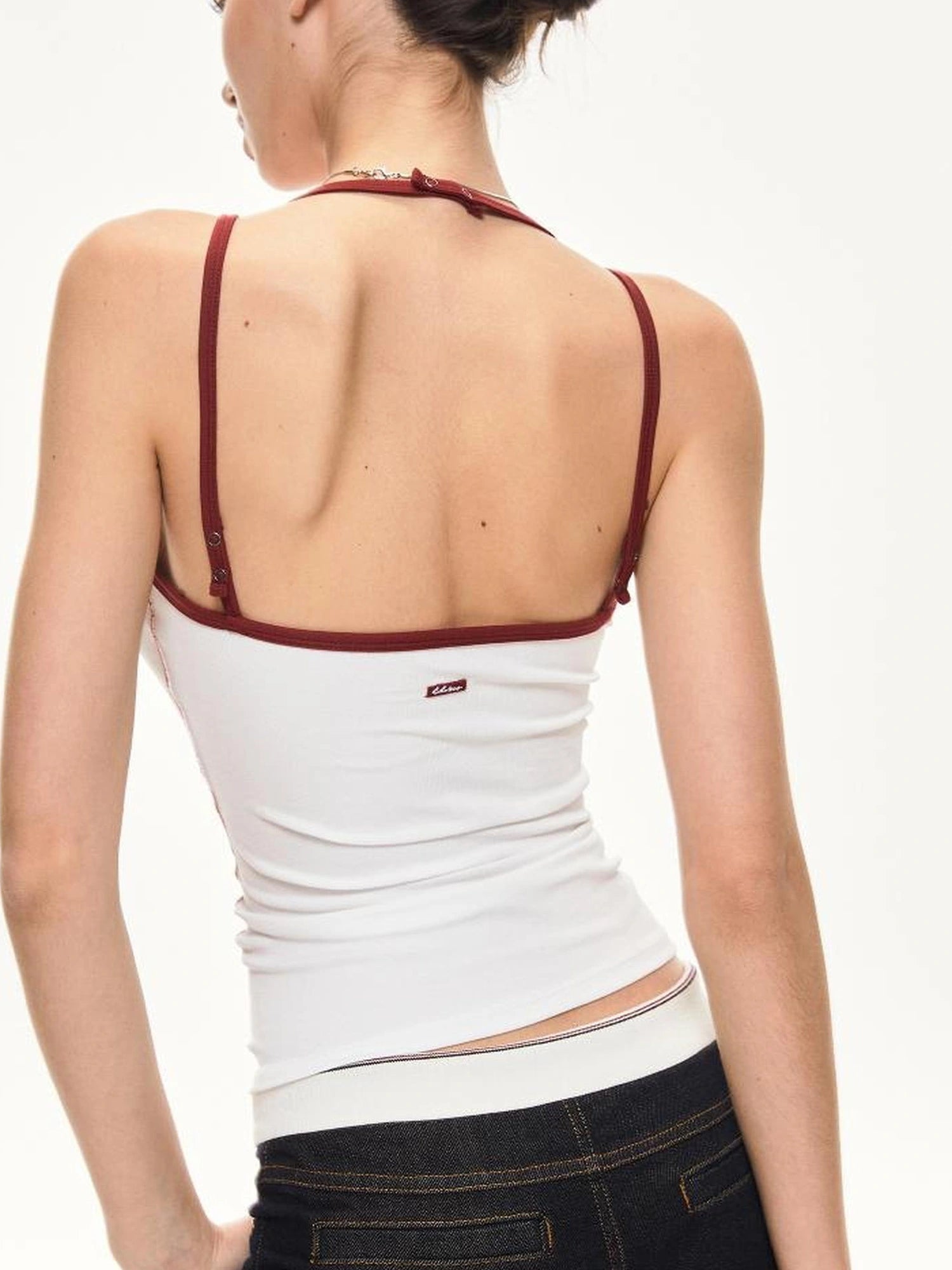 KVKV Yoga Clothing Brand - V-neck Red Trim Active Yoga Top