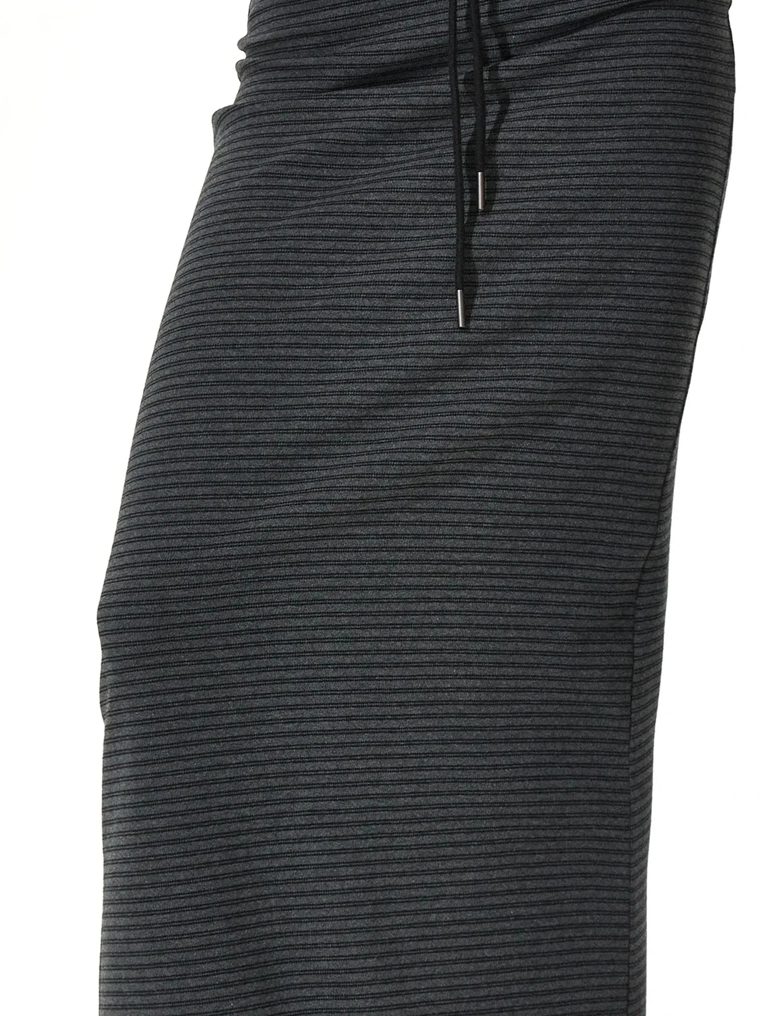 kvkv V-neck Striped Bodycon Drawstring Hem Dress