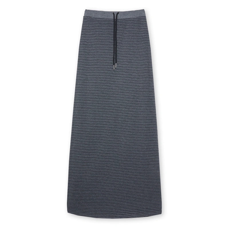 kvkv_V-neck_Striped_Bodycon_Drawstring_Hem_Dress_MISSTT