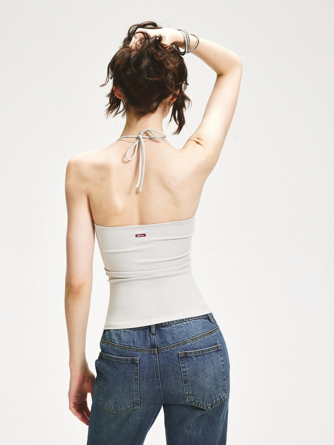 KVKV Yoga Clothing Brand - V-neck Wrap Front Backless Yoga Top