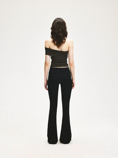 KVKV Yoga Clothing Brand - V Wrinkle Flared Yoga Pants