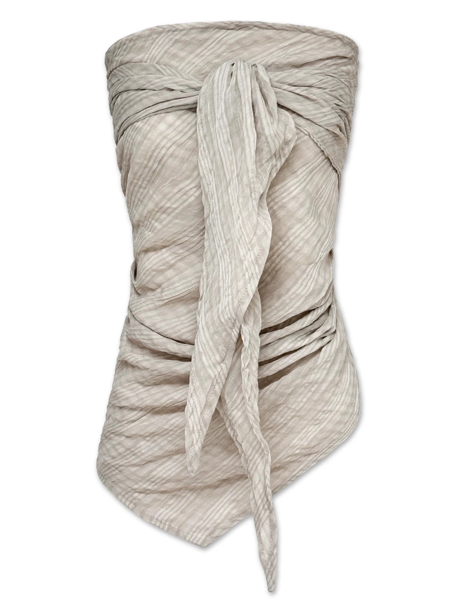 kvkv_Versatile_Checkered_Chiffon_Tube_Top_MISSTT
