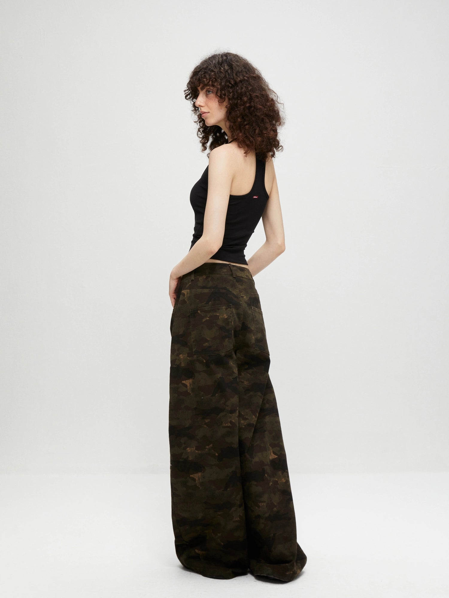kvkv Vintage Camo Baggy Cargo Pants