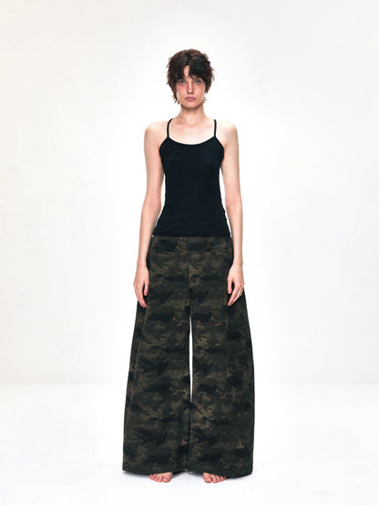 kvkv Vintage Camo Baggy Cargo Pants