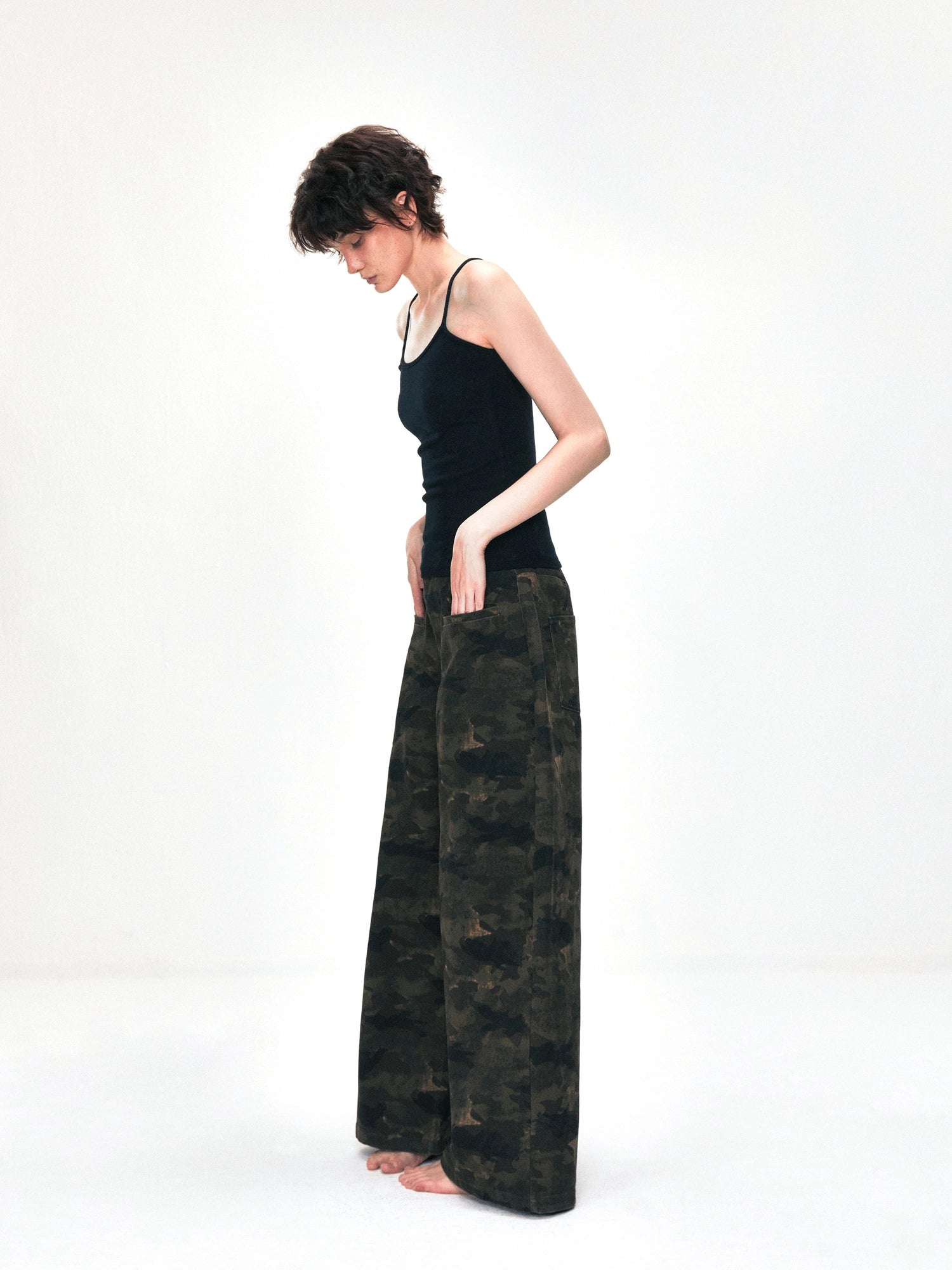 kvkv Vintage Camo Baggy Cargo Pants