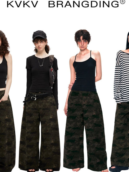 kvkv Vintage Camo Baggy Cargo Pants